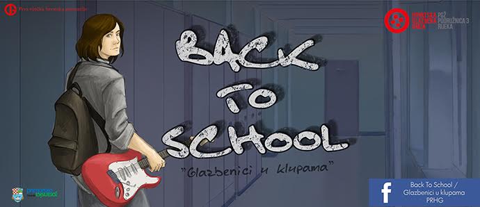 Glazbenici u klupama - "Back to school"