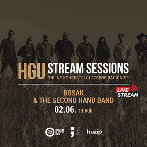 HGU stream sessions: 2.6.2022. - Bosak & The Second Hand Band