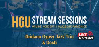 HGU stream sessions - 26.10.2022.: Oridano Gypsy Jazz Trio & Gosti