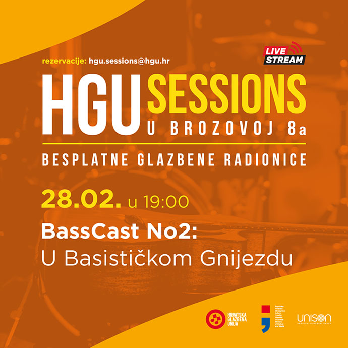 HGU Sessions u Brozovoj 8a, 28.2.2023. - BassCast No2: U Basističkom Gnijezdu, glazbena radionica
