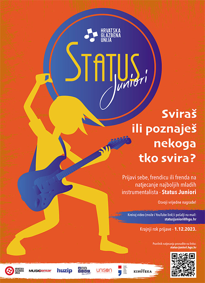 Nagrada Status Juniori 2024. - nagrada za najboljeg mladog instrumentalista