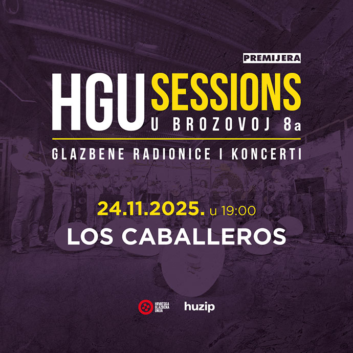 HGU Sessions u Brozovoj 8a, 24.11.2025. video premijera: Los Caballeros