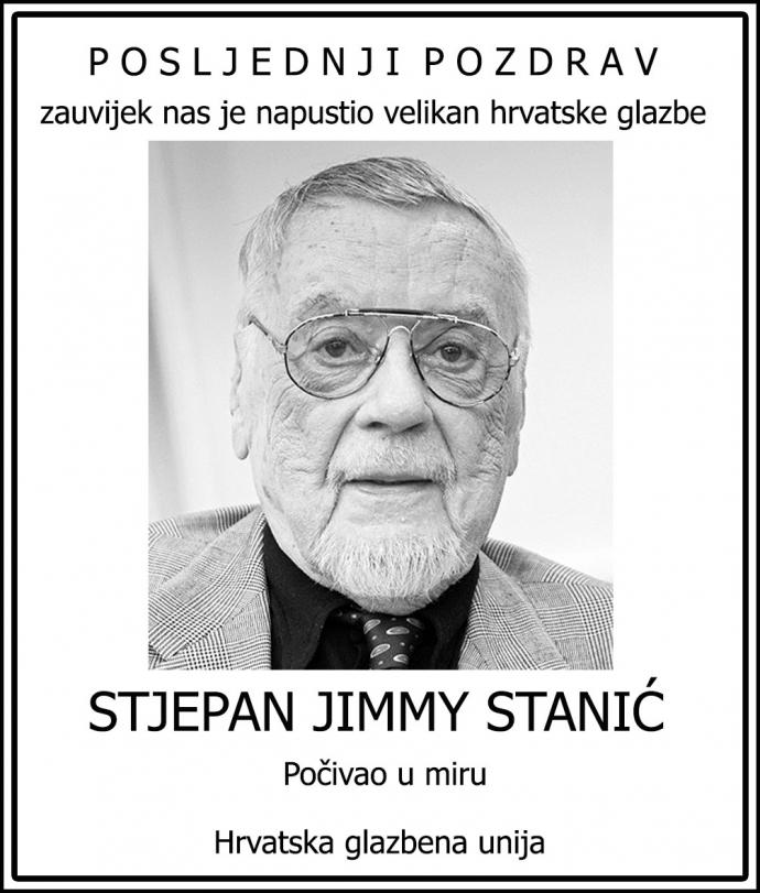 In memoriam: Stjepan Jimmy Stanić