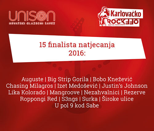 Karlovačko Rock Off predstavlja 15 najboljih!