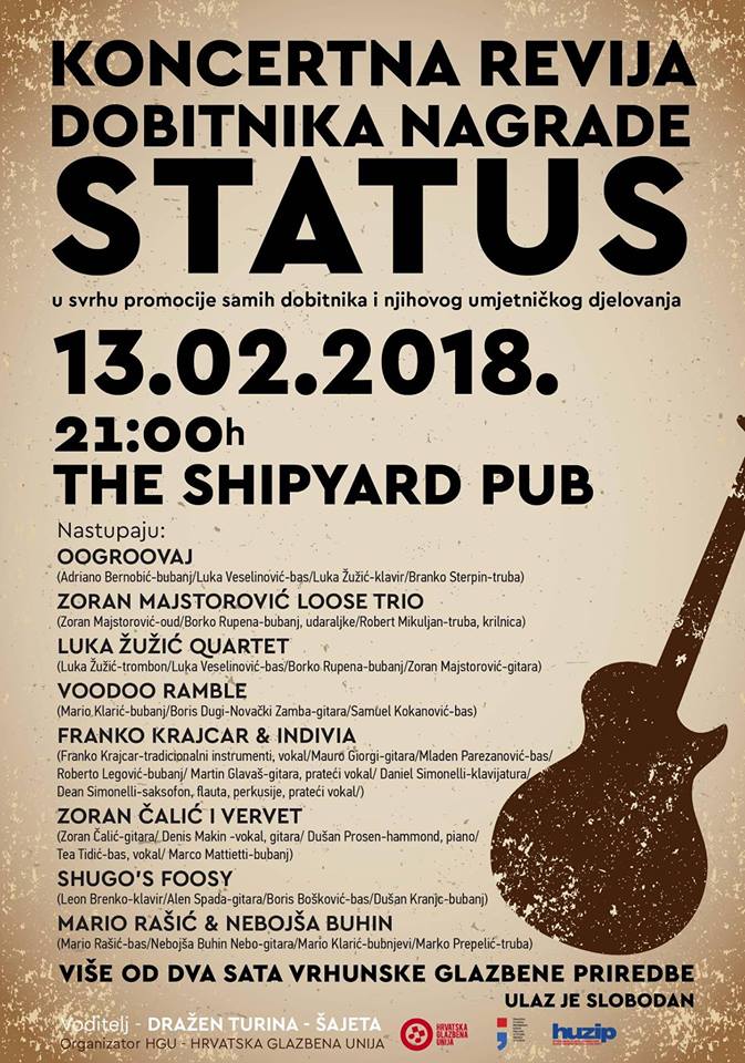 Revijalni koncert dobitnika Nagrade Status 2017.