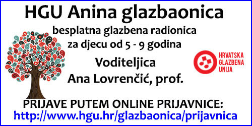 HGU Anina glazbaonica - nastavak rada u rujnu 2018.